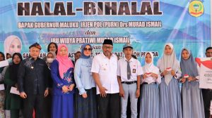 GUBERNUR MALUKU HADIRI HALAL BI HALAL DAN RESMIKAN 2 GEDUNG SEKOLAH DI BURU