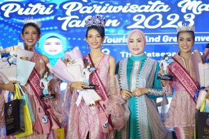 Ina Latu Maluku Buka Acara Malam Puncak Pemilihan  Putri Parawisata Maluku 2023, Kanidya Christandira Tuhumury terpilih Jadi Putri Pariwisata Maluku