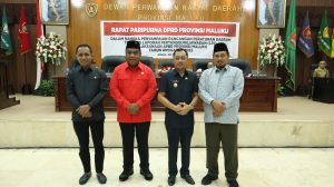 DPRD Maluku Terima Ranperda Prov. Maluku tentang Pertanggungjawaban APBD T.A 2022