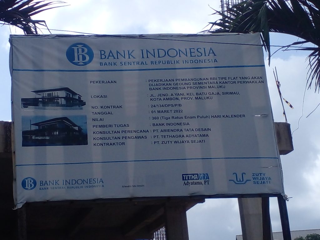 Proyek Mangkrak Bank Indonesia Rugikan Negara, PT. ZWS Dinilai Tak Mampu Selesaikan Pekerjaan Dalam Waktu Kontrak
