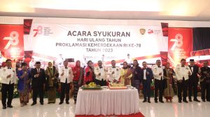 Pemprov Gelar Syukuran HUT Proklamasi  Kemerdekaan RI Ke-78