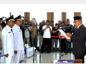 Gubernur  Maluku Lantik Pj Walikota Tual dan Pj Bupati Maluku Tenggara