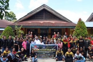 Ratusan Anggota Komunitas Motor Geruduk Kantor Universitas Terbuka Ambon